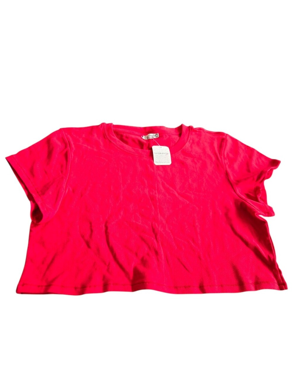 Free People Intimately NWT Red Just Friends Crop Top